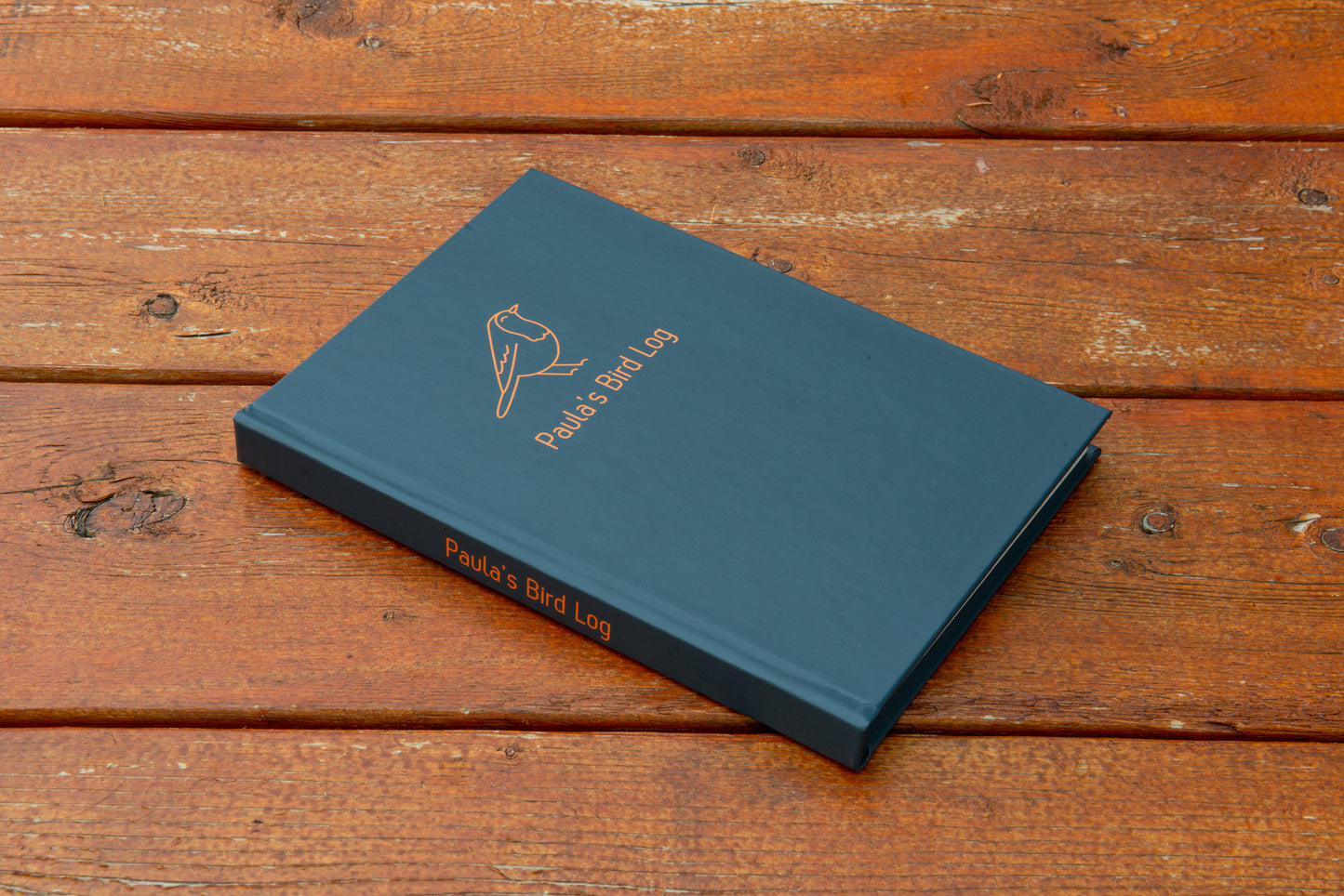 Chickadee Blue Personalized Birding Logbook